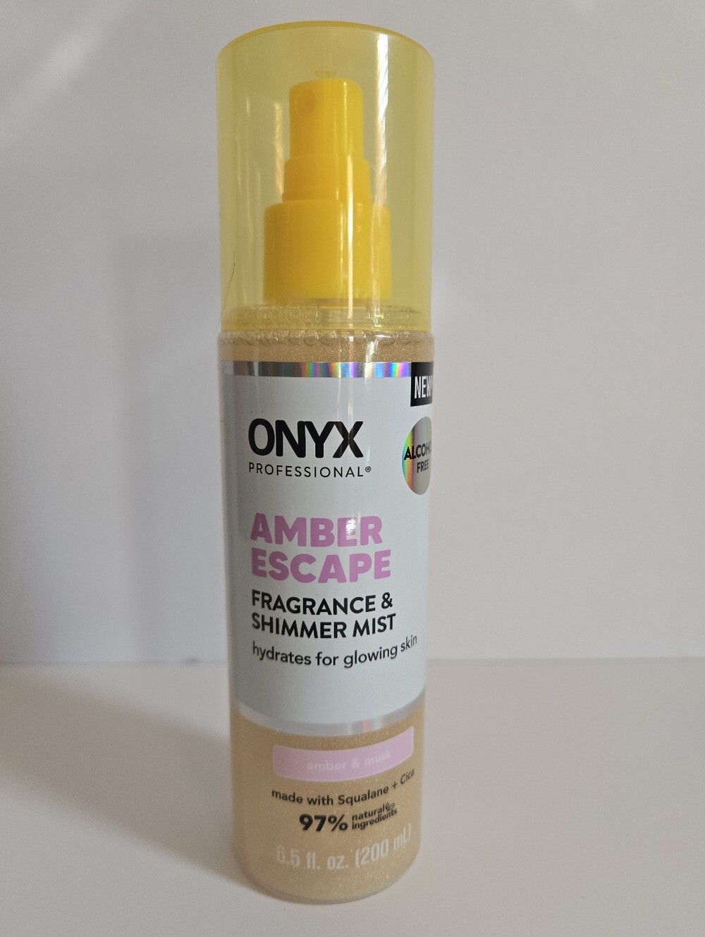 Onyx Amber Escape Fragrance & Shimmer Mist β Yellow Accents